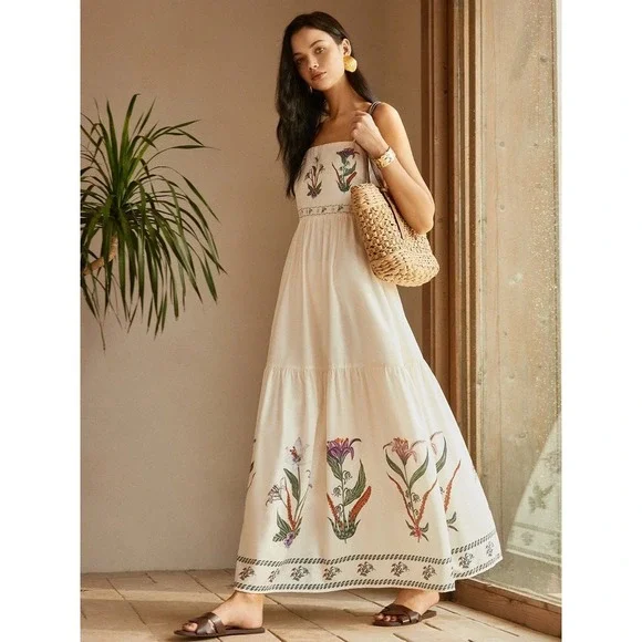 Commense Backless Pleated Floral Dress‎ size S - Picture 3 of 13